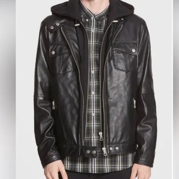 7 Diamonds “Los Angeles” Leather Jacket - Picture 2 of 4